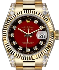Defect Knockoff Rolex Lady-datejust 6917 Automatic Movement Womens Watch