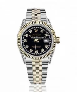 Remarkable Replica Rolex Lady-datejust 69173 Automatic Movement 26mm Gold/steel Case Womens Watch