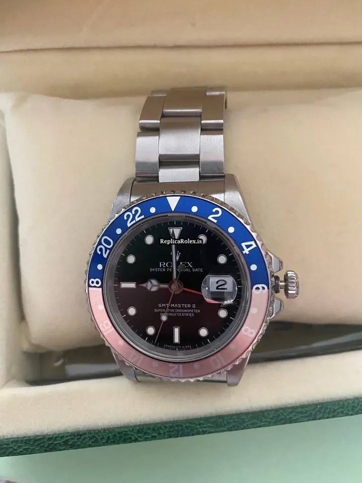 Trustworthy Fake Rolex Gmt-master II 16710 Caliber 3185 Automatic Movement 40mm Steel Case Mens/unisex Watch