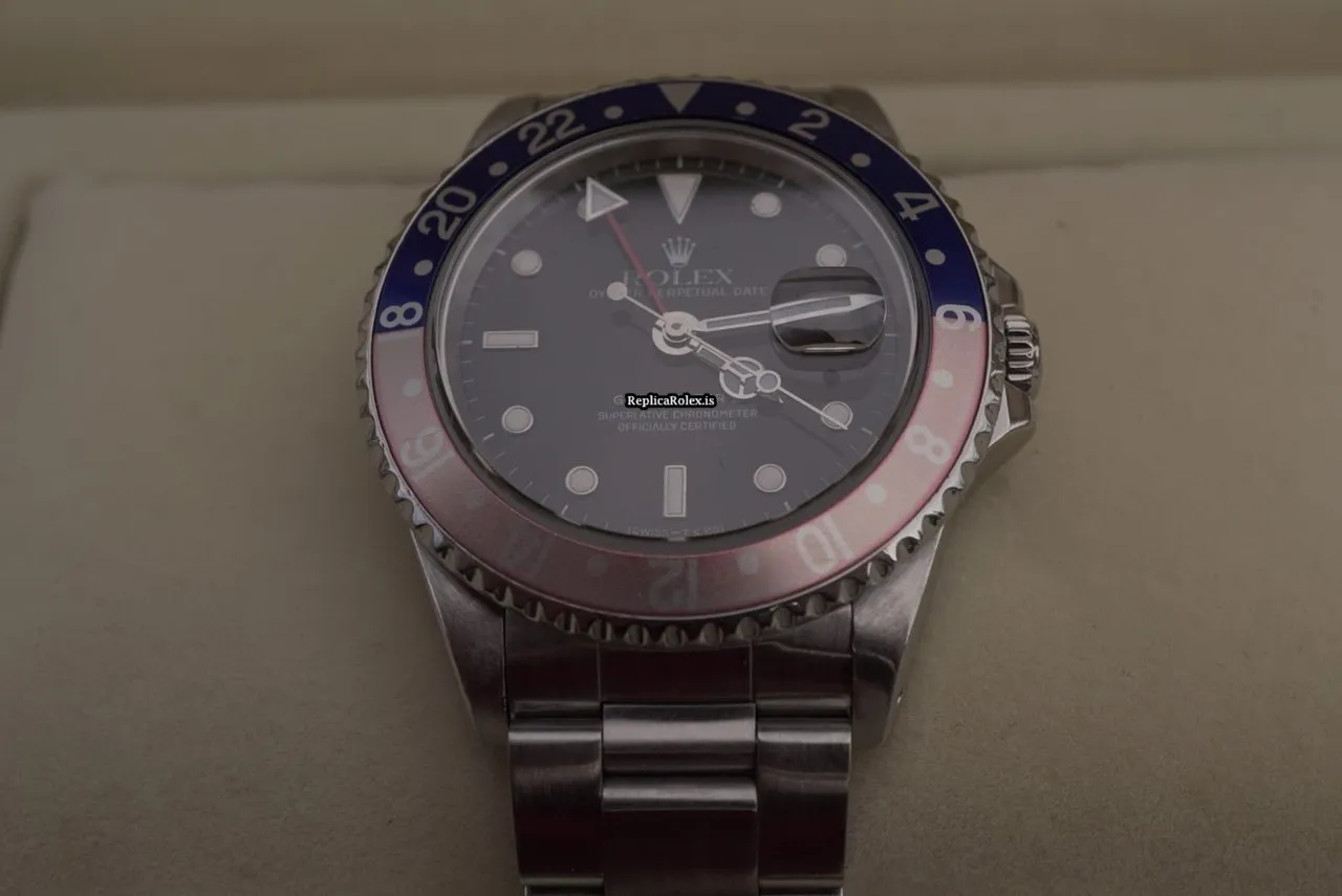 Trustworthy Fake Rolex Gmt-master II 16710 Caliber 3185 Automatic Movement 40mm Steel Case Mens/unisex Watch - Image 2