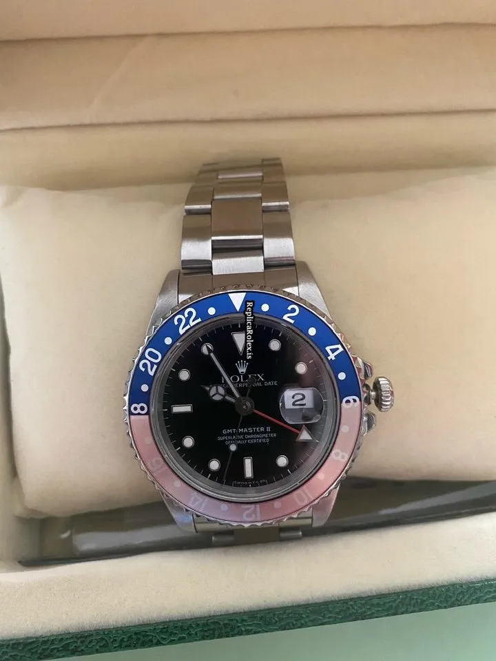 Trustworthy Fake Rolex Gmt-master II 16710 Caliber 3185 Automatic Movement 40mm Steel Case Mens/unisex Watch - Image 8