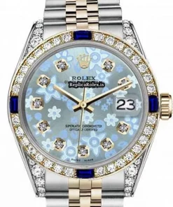 Quality Replica Rolex Datejust 16013 Automatic Movement 36mm Gold/steel Case Mens/unisex Watch