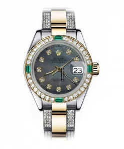 Durable Replica Rolex Lady-datejust 68273 Automatic Movement 31mm Gold/steel Case Womens Watch