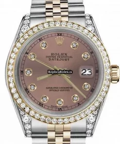 Best Fake Rolex Lady-datejust 68274 Automatic Movement 31mm Gold/steel Case Womens Watch