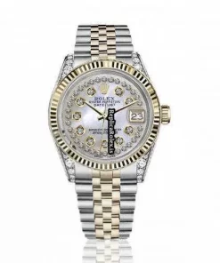 Terrific Fakes Rolex Lady-datejust 69173 Automatic Movement 26mm Gold/steel Case Womens Watch
