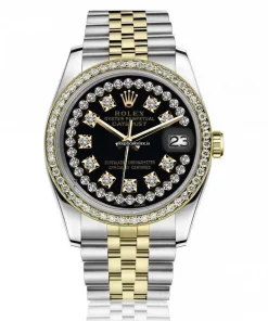 Great Fake Rolex Lady-datejust 69173 Automatic Movement 26mm Gold/steel Case Womens Watch