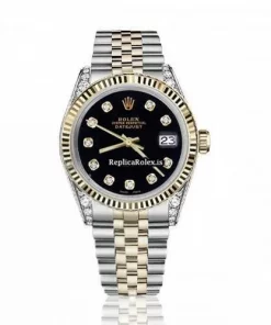 Appealing Replica Rolex Lady-datejust 69173 Automatic Movement 26mm Gold/steel Case Womens Watch