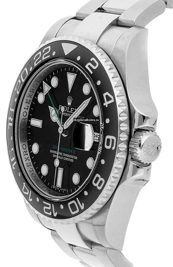 Wonderful Fake Rolex Gmt-master II 116710ln-sd Caliber 3186 Automatic Movement 40mm Steel Case Mens/unisex Watch - Image 2