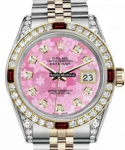 Fantastic Replica Rolex Datejust 16013 Automatic Movement 36mm Gold/steel Case Mens/unisex Watch