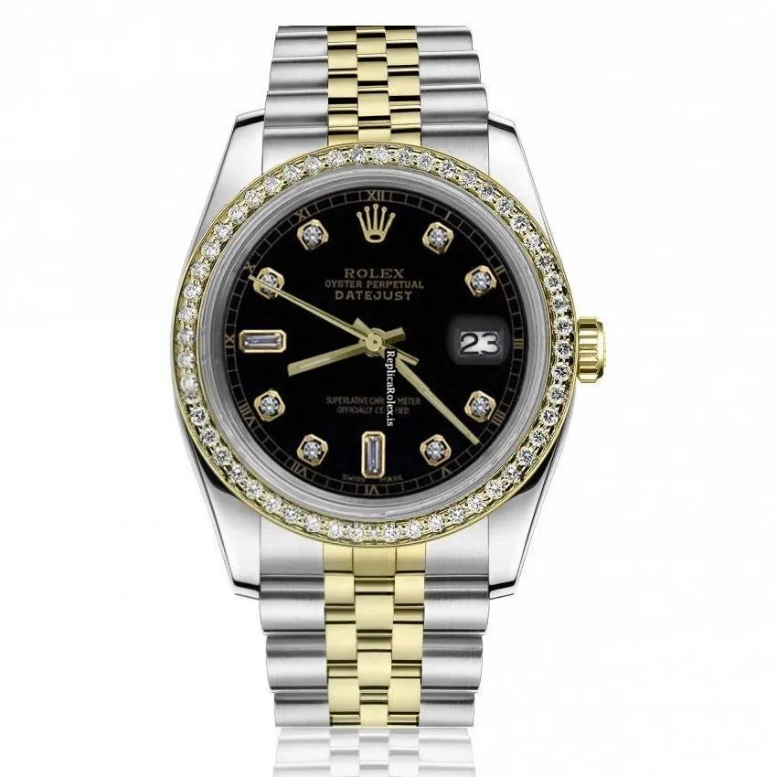Discount Replica Rolex Lady-datejust 69173 Automatic Movement 26mm Gold/steel Case Womens Watch