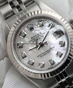 Quality Replica Rolex Lady-datejust 69174 Automatic Movement 26mm Steel Case Womens Watch