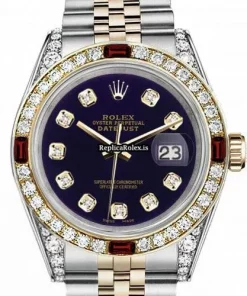 Affordable Imitation Rolex Lady-datejust 69173 Automatic Movement 31mm Gold/steel Case Womens Watch