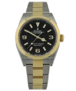 Incredible Replica Rolex Explorer 124273 Caliber 3230 Automatic Movement 36mm Gold/steel Case Mens/unisex Watch