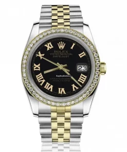 Great Fake Rolex Lady-datejust 68274 Automatic Movement 31mm Gold/steel Case Womens Watch