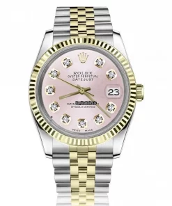 Excellent Replica Rolex Lady-datejust 68274 Automatic Movement 31mm Gold/steel Case Womens Watch