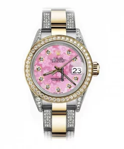 Nice Knockoff Rolex Datejust 16013 Automatic Movement 36mm Gold/steel Case Mens/unisex Watch