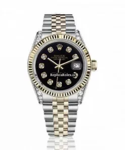 Excellent Replica Rolex Datejust 16013 Automatic Movement 36mm Gold/steel Case Mens/unisex Watch