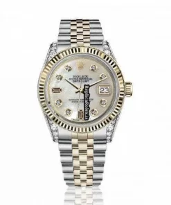 Cheap Fake Rolex Lady-datejust 69173 Automatic Movement 26mm Gold/steel Case Womens Watch