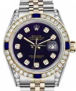 Pleasing Fake Rolex Datejust 16013 Automatic Movement 36mm Gold/steel Case Mens/unisex Watch