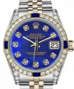 Neat Replica Rolex Datejust 16013 Automatic Movement 36mm Gold/steel Case Mens/unisex Watch