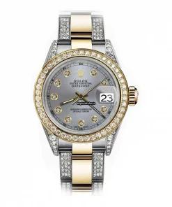 Top Fake Rolex Datejust 16013 Automatic Movement 36mm Gold/steel Case Mens/unisex Watch