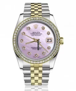 Fabulous Replica Rolex Lady-datejust 69173 Automatic Movement 26mm Gold/steel Case Womens Watch