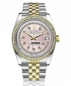 Swiss Fake Rolex Datejust 16013 Automatic Movement 36mm Gold/steel Case Mens/unisex Watch