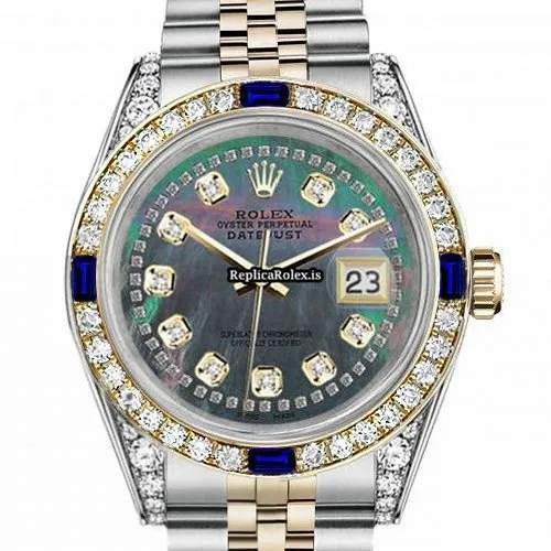 Swiss Replica Rolex Datejust 16013 Automatic Movement 36mm Gold/steel Case Mens/unisex Watch