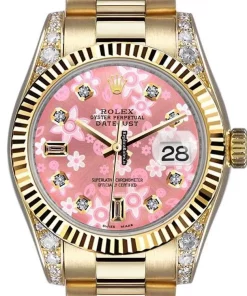 Swiss Replica Rolex Datejust 68278 Automatic Movement Womens Watch