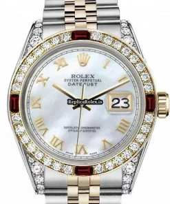 Discount Replica Rolex Datejust 16013 Automatic Movement 36mm Gold/steel Case Mens/unisex Watch