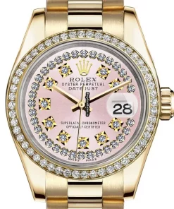 Stylish Fake Rolex Datejust 68278 Automatic Movement Womens Watch