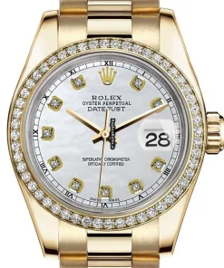 Lovely Fake Rolex Datejust 68278 Automatic Movement Womens Watch