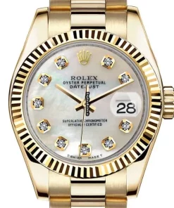 Pleasing Fake Rolex Datejust 68278 Automatic Movement Womens Watch