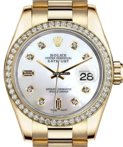 Fantastic Fake Rolex Datejust 68278 Automatic Movement Womens Watch