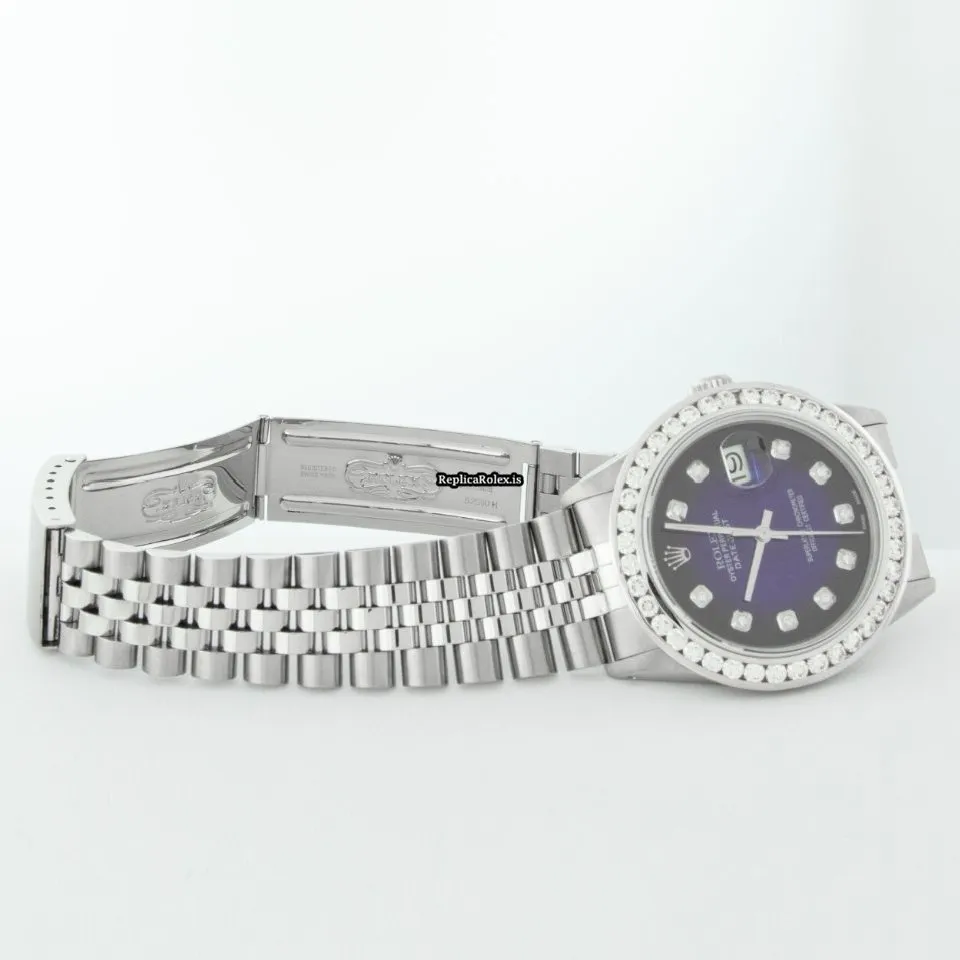 Luxury Fake Rolex Datejust Caliber 3035 Automatic Movement 36mm Steel Case Mens/unisex Watch - Image 12