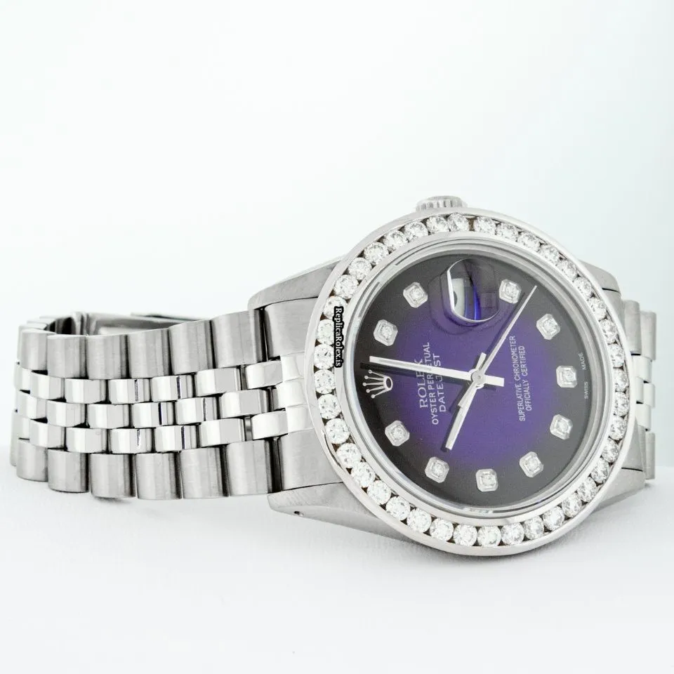 Luxury Fake Rolex Datejust Caliber 3035 Automatic Movement 36mm Steel Case Mens/unisex Watch - Image 4