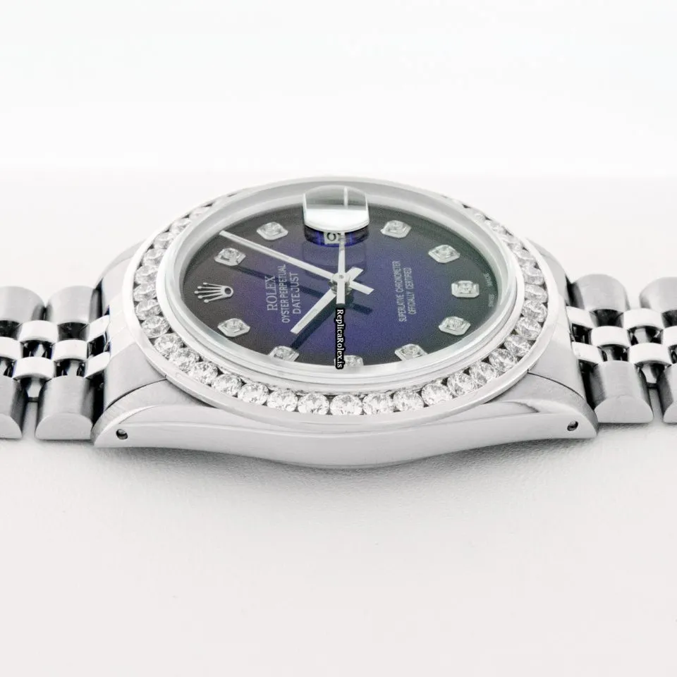 Luxury Fake Rolex Datejust Caliber 3035 Automatic Movement 36mm Steel Case Mens/unisex Watch - Image 9