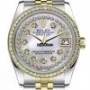 Lovely Replica Rolex Lady-datejust 69173 Automatic Movement 26mm Gold/steel Case Womens Watch