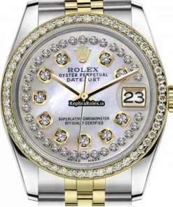 Lovely Replica Rolex Lady-datejust 69173 Automatic Movement 26mm Gold/steel Case Womens Watch