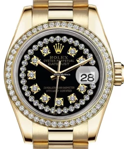 Suitable Fake Rolex Datejust 68278 Automatic Movement Womens Watch