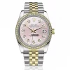 Defect Replica Rolex Lady-datejust 69173 Automatic Movement 26mm Gold/steel Case Womens Watch