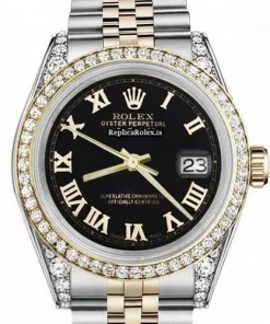 Pleasing Replica Rolex Datejust 16013 Automatic Movement 36mm Gold/steel Case Mens/unisex Watch