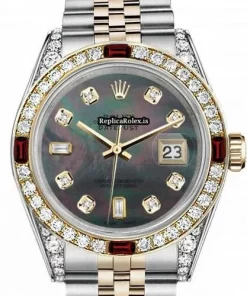 Great Fake Rolex Lady-datejust 69173 Automatic Movement 31mm Gold/steel Case Womens Watch