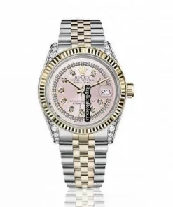 Best Fake Rolex Lady-datejust 69173 Automatic Movement 26mm Gold/steel Case Womens Watch