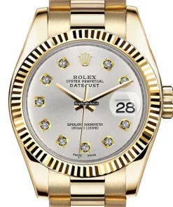 Swiss Fake Rolex Datejust 68278 Automatic Movement Womens Watch