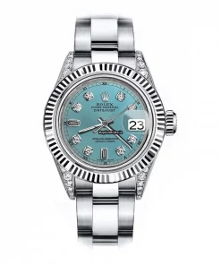Great Replica Rolex Oyster Perpetual Lady Date 69160 Automatic Movement 26mm Steel Case Womens Watch