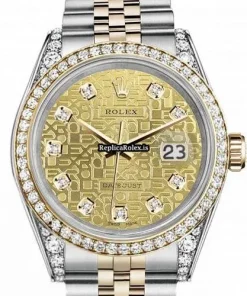 Recommend Replica Rolex Datejust 16013 Automatic Movement 36mm Gold/steel Case Mens/unisex Watch