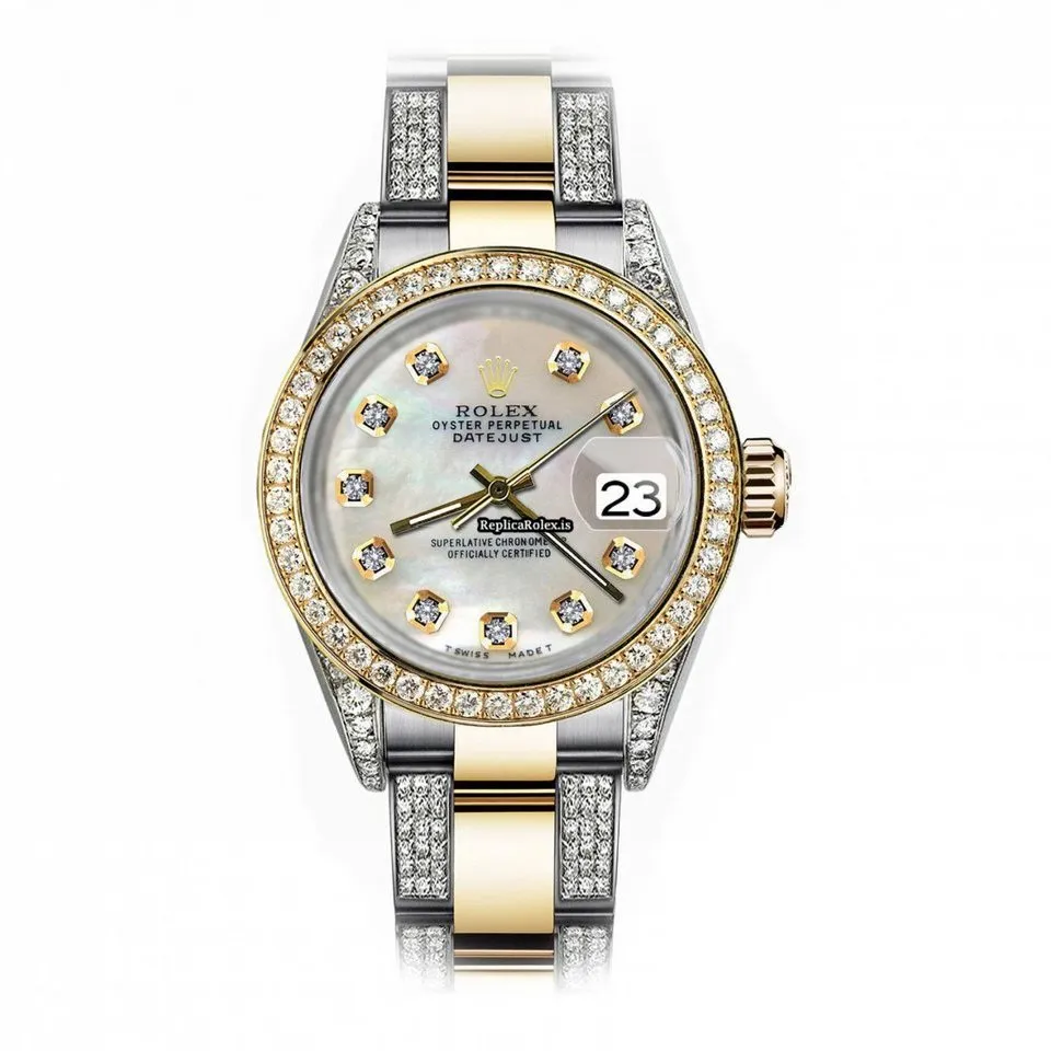 Wonderful Replica Rolex Datejust 16013 Automatic Movement 36mm Gold/steel Case Mens/unisex Watch