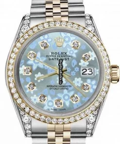 1:1 Fake Rolex Lady-datejust 69173 Automatic Movement 26mm Gold/steel Case Womens Watch