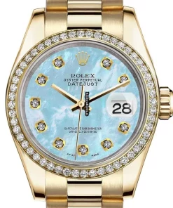 Fantastic Clone Rolex Datejust 68278 Automatic Movement Womens Watch